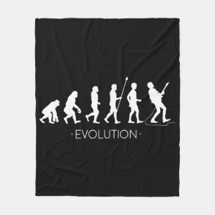 Couverture Polaire Evolution de la chemise guitariste, Rock Music Gui