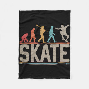 Couverture Polaire Évolution de skateboardeur Skateur Planche à roule