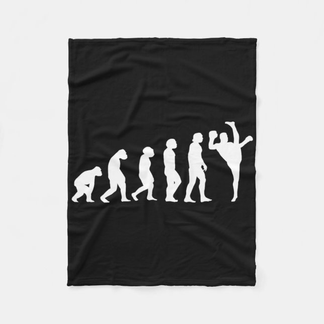 Couverture Polaire Evolution Kickboxing Kickboxer  (Devant)