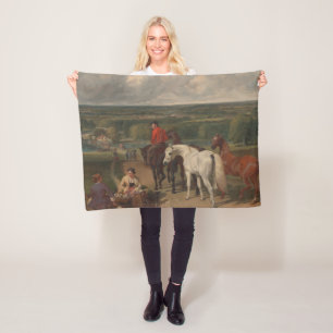 Couverture Polaire Exercice des chevaux royaux (art équin)