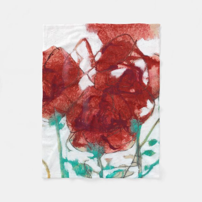 Couverture Polaire Expression Fleur I (Devant)