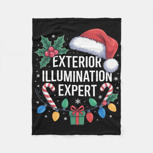 Couverture Polaire Extérieur Illumination Expert Saison de Noël Humo (Devant)