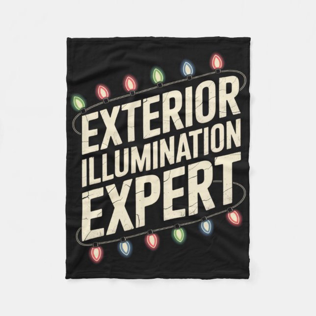 Couverture Polaire Extérieur Illumination Expert Saison de Noël Humo (Devant)