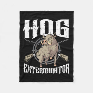 Couverture Polaire Exterminateur de porcs Chasse de porc Chasse de po