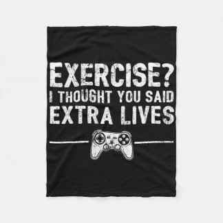 Couverture Polaire Extra Lives Funny Video Game Controller Retro Game
