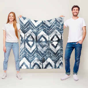 Couverture Polaire Extraction d'indigo - géométrique