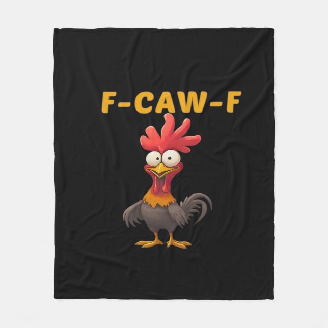 Couverture Polaire F-Caw-F-Chicken Essential Classic Aesthetic Unique (Devant)