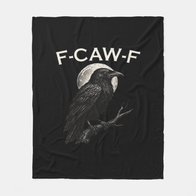 Couverture Polaire F-Caw-F Crow Funny Crow F-Caw-F Gear Minimal Clean (Devant)