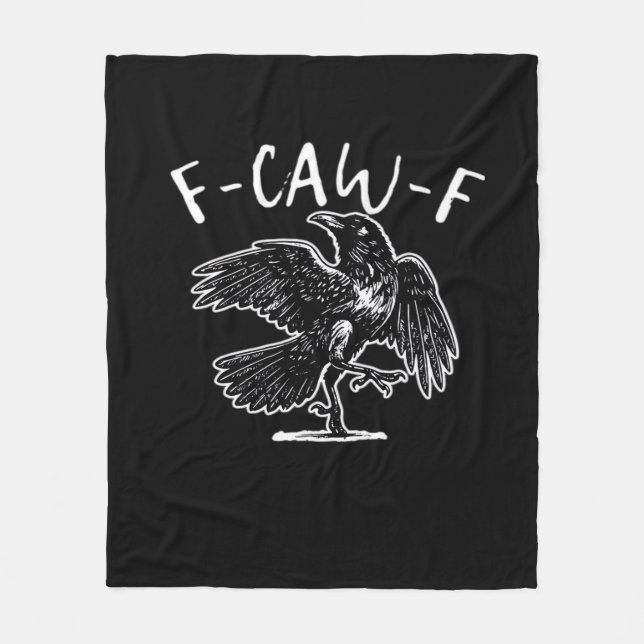 Couverture Polaire F-Caw-F Drôle Tendance (Devant)