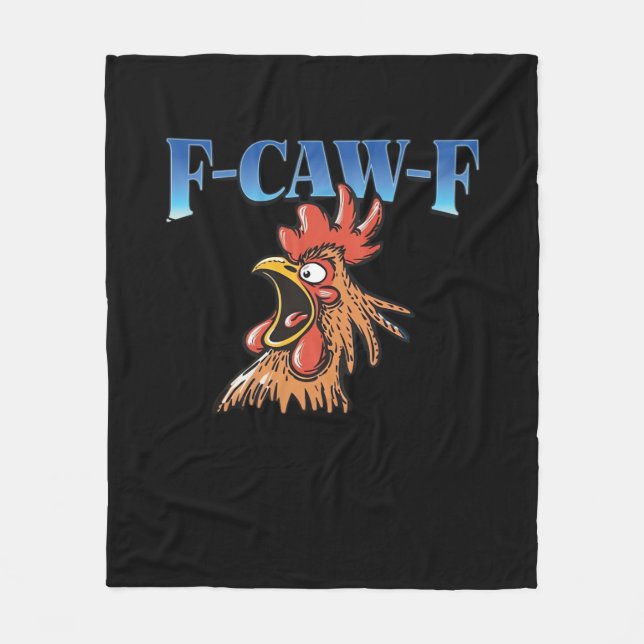 Couverture Polaire F-Caw-F Poulet Classique Cool Unique (Devant)