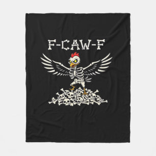 Couverture Polaire F Caw F Poulet Drôle Halloween Cool Style Unique