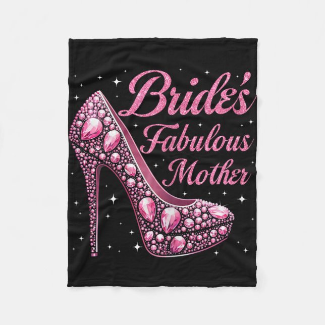 Couverture Polaire Fabuleuse mariée de mère Joyeuse Mariage mariée (Devant)