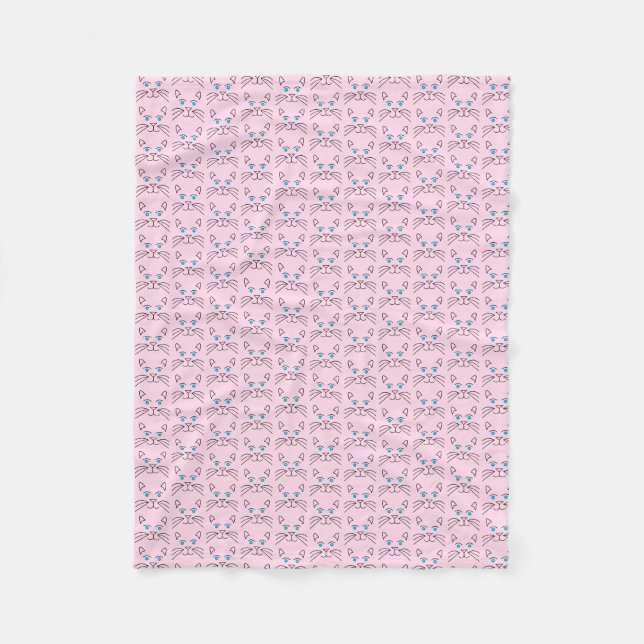 Couverture Polaire Face de chat (Devant)