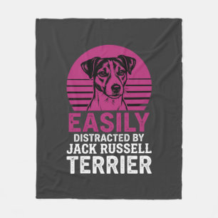 Couverture Polaire Facilement Distrait Par Jack Russell Terrier