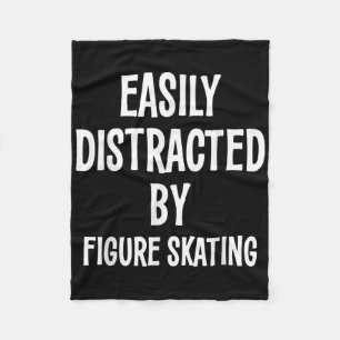 Couverture Polaire Facilement distrait par le patinage artistique Cad