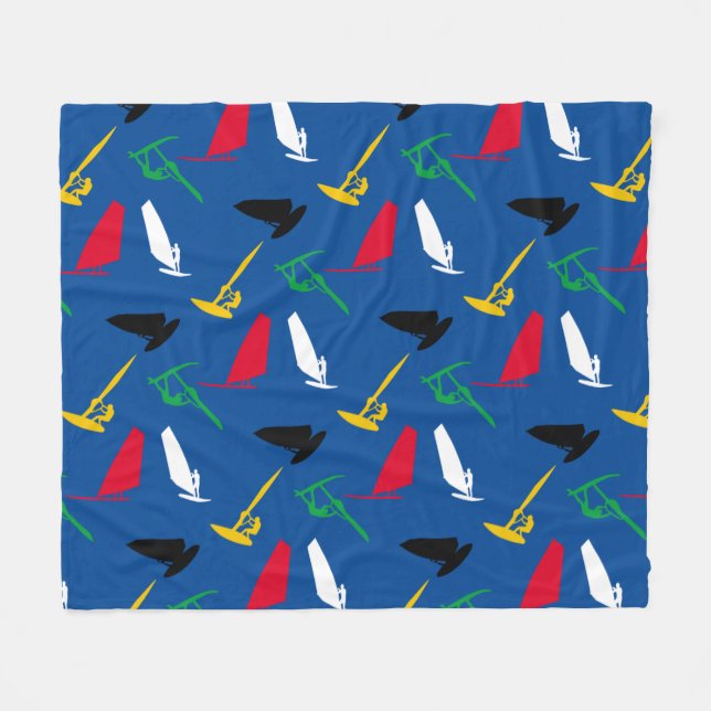 Couverture Polaire Faire de la planche à voile (Devant (Horizontal))