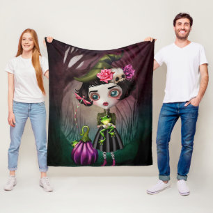 Couverture Polaire Fairuza la Petite Sorcière