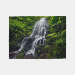 Couverture Polaire Fairy Falls Gorge de la rivière Colombia Oregon.