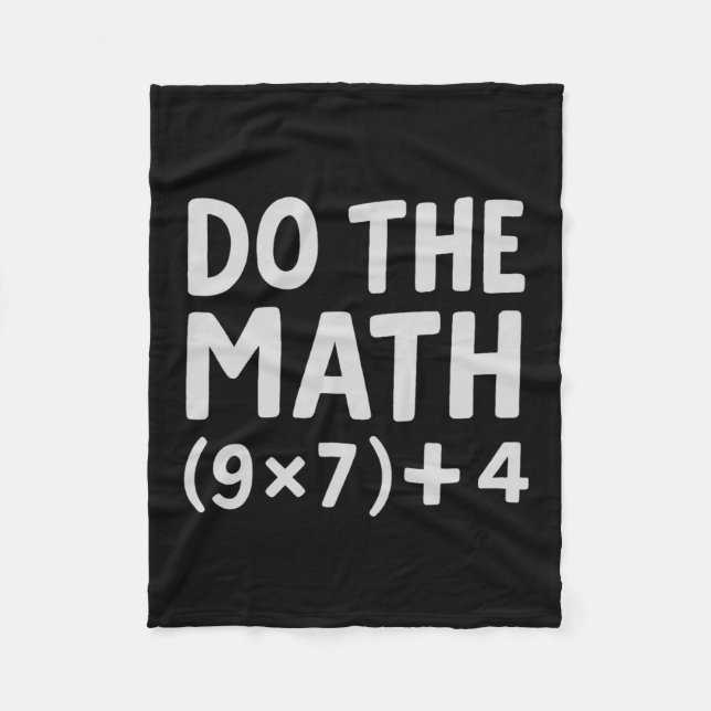 Couverture Polaire Fais Le Calcul 67 Meme  (Devant)