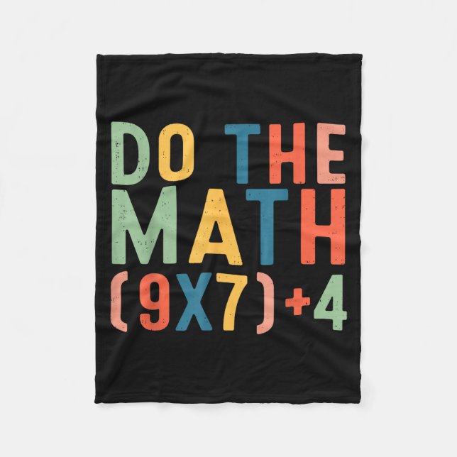 Couverture Polaire Fais Le Calcul 67 Six Sept Mème Professeur Étudian (Devant)