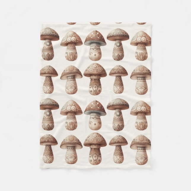 Couverture Polaire Faiseur de Champignons (Devant)