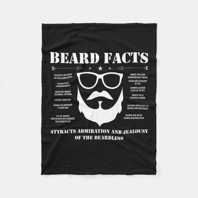 Couverture Polaire Faits sur la barbe (Devant)