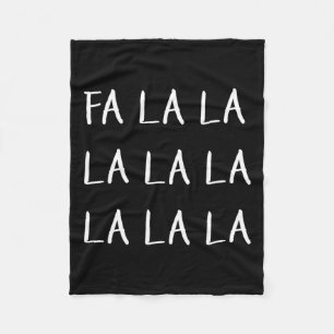 Couverture Polaire Falala Funny Chanson de Noël de Noël