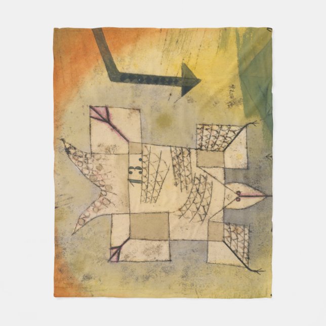 Couverture Polaire Falling Bird Paul Klee 1919 (Devant)