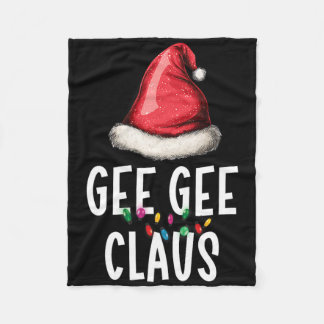 Couverture Polaire Famille Gee-gee Claus Noël Père Noël Pyjama Match