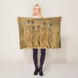 Couverture Polaire Famille Meerkat