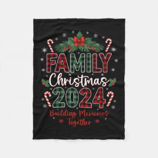 Couverture Polaire Famille Noël 2024 Groupe Correspondant Xmas Squad