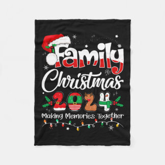 Couverture Polaire Famille Noël 2024 Matching tenue Xmas Squad S