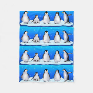 Couverture Polaire Famille Penguin