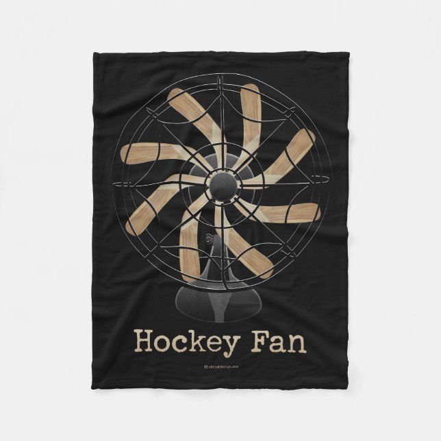Couverture Polaire Fan d'hockey (Devant)