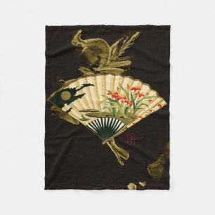 Couverture Polaire Fan orientale sertie par replis avec la conception
