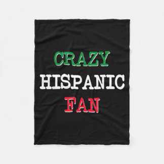 Couverture Polaire Fans Hispaniques Fous Baseball