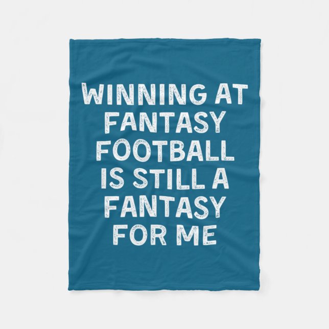 Couverture Polaire Fantasy Football Loser Funny  (Devant)