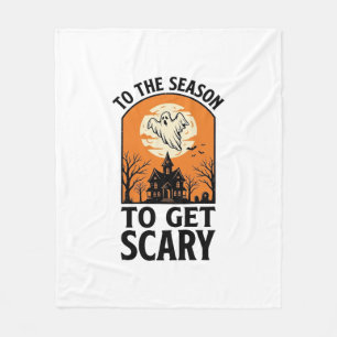 Couverture Polaire Fantôme d'Halloween pour obtenir un effrayant vint