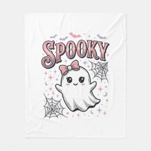 Couverture Polaire Fantôme Mignon Effrayant Design de Chemise Hallowe