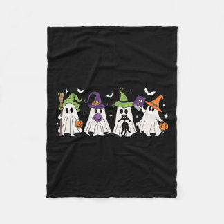 Couverture Polaire Fantômes de sorcière Éffrayant Halloween Witchy Fe