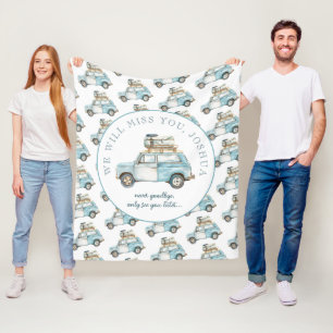 Couverture Polaire Farewell Grad Cute Car Partir Fête