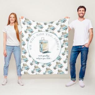 Couverture Polaire Farewell Grad Cute Car Partir Fête