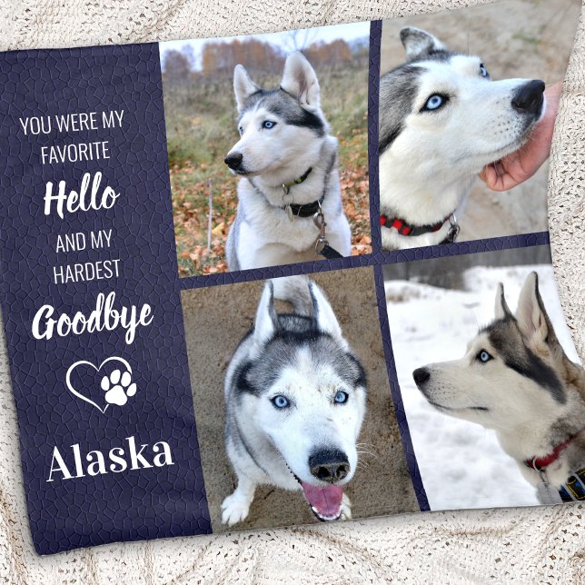 Couverture Polaire Favori Bonjour Adieu animal de compagnie Sympathie (Créateur téléchargé)