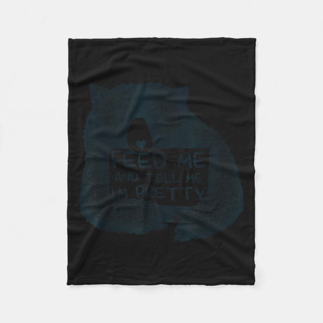 Couverture Polaire Feed Me And Tell Me I'm Pretty Brown Bear  (Devant)