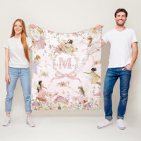 Fées d'aquarelle de Whimsal Fleur sauvage Pré