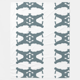 Couverture Polaire Feldenkrais Blanket - Motif Rolling En Gris