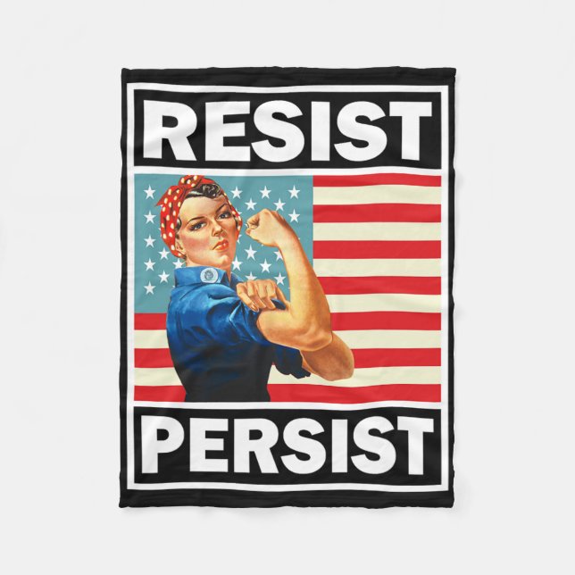 Couverture Polaire Féminisme Les Dons Féministes Résistent Persister (Devant)