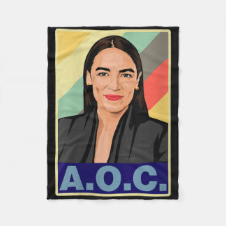 Couverture Polaire Femme Aoc Alexandria Ocasio-cortez First Femme P