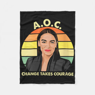 Couverture Polaire Femme Aoc Alexandria Ocasio-cortez First Femme P