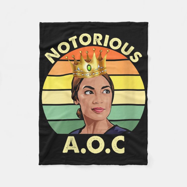 Couverture Polaire Femme Aoc Alexandria Ocasio-cortez First Femme P (Devant)